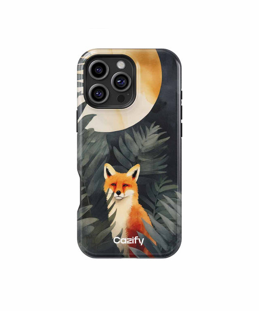 Curious Fox in Nighttime Jungle iPhone case Case Cazify - Delivery Canada