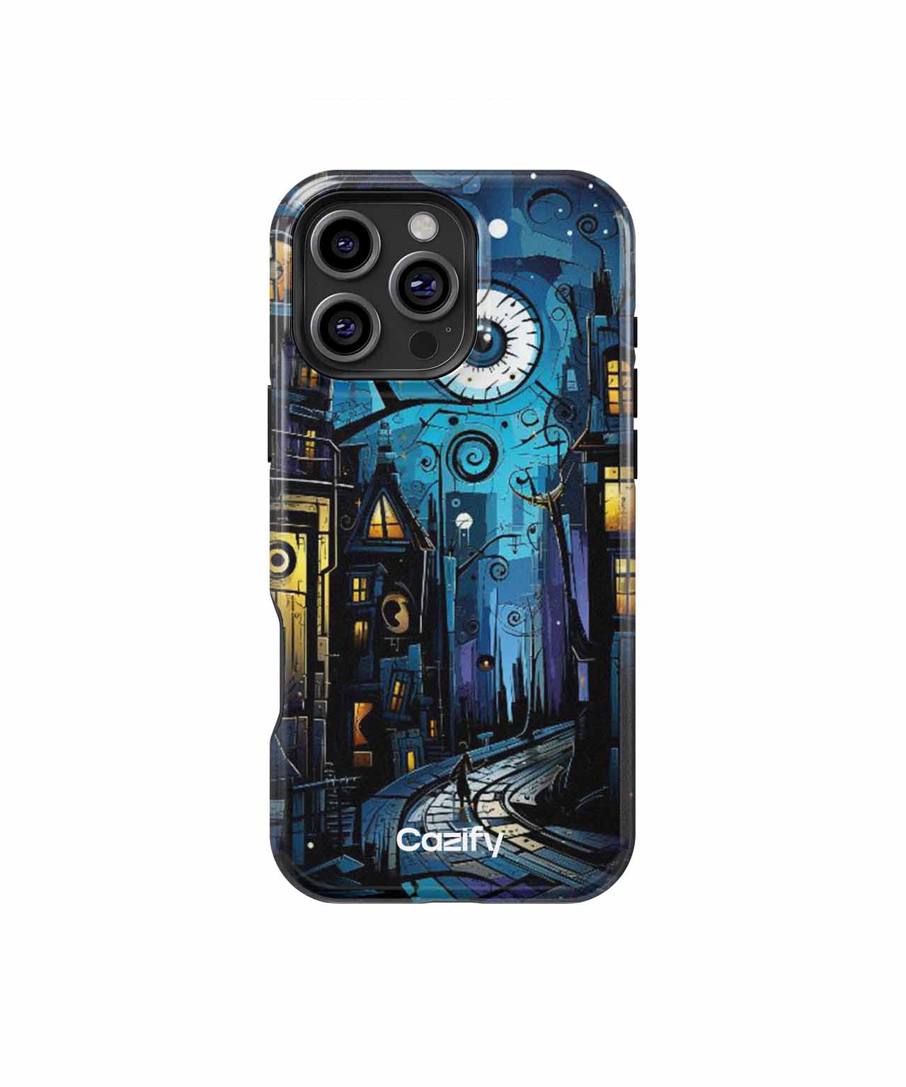 Curiously Whimsical Eye in the Night iPhone case Case Cazify - Delivery Canada