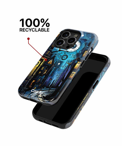 Curiously Whimsical Eye in the Night iPhone case Case Cazify - Delivery Canada