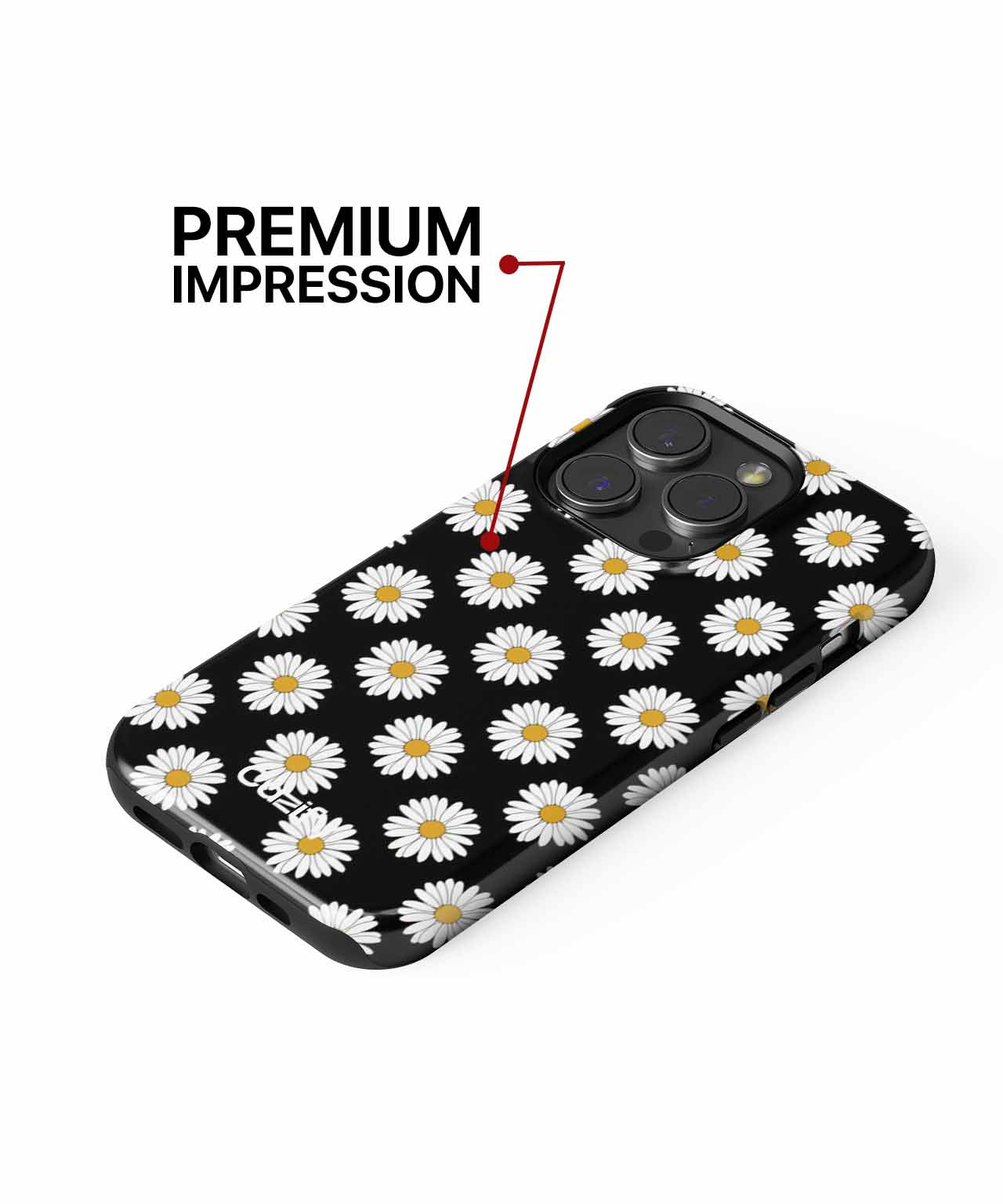 Daisy Delight on a Bold Canvas iPhone case Case Cazify - Delivery Canada
