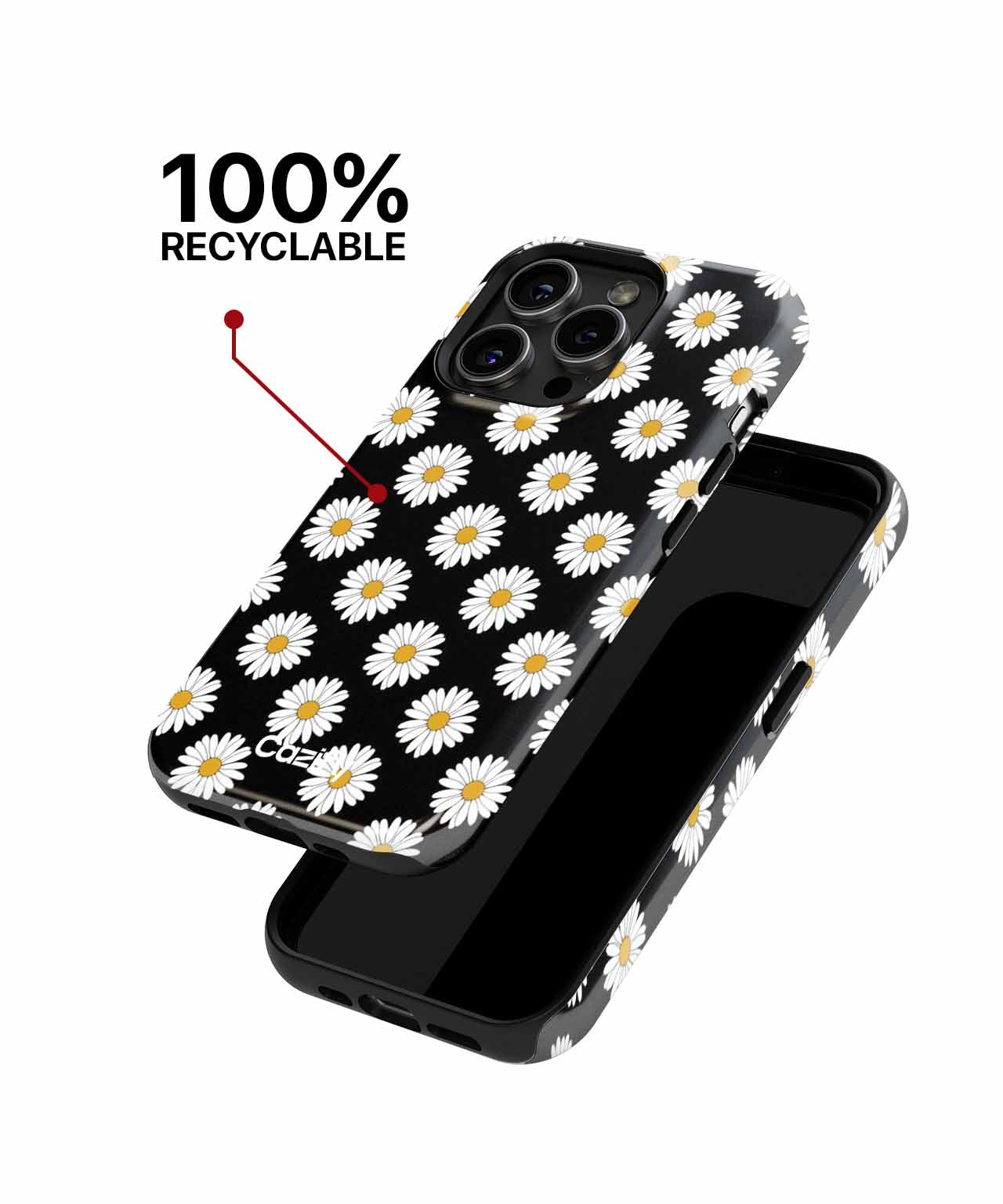 Daisy Delight on a Bold Canvas iPhone case Case Cazify - Delivery Canada