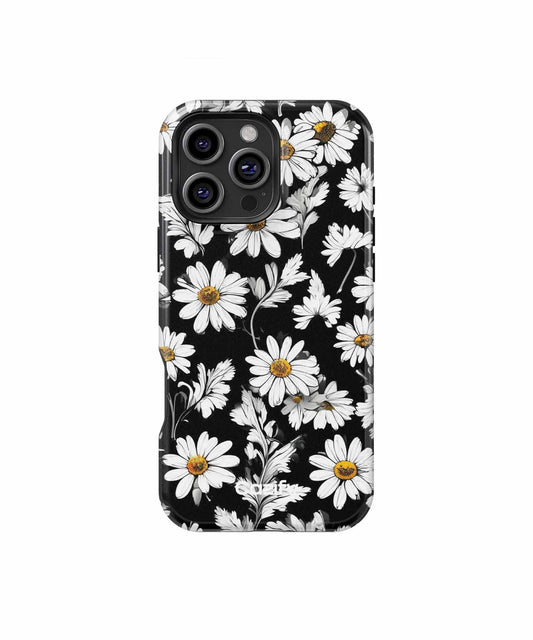 Daisy Delight on a Midnight Canvas iPhone case Case Cazify - Delivery Canada