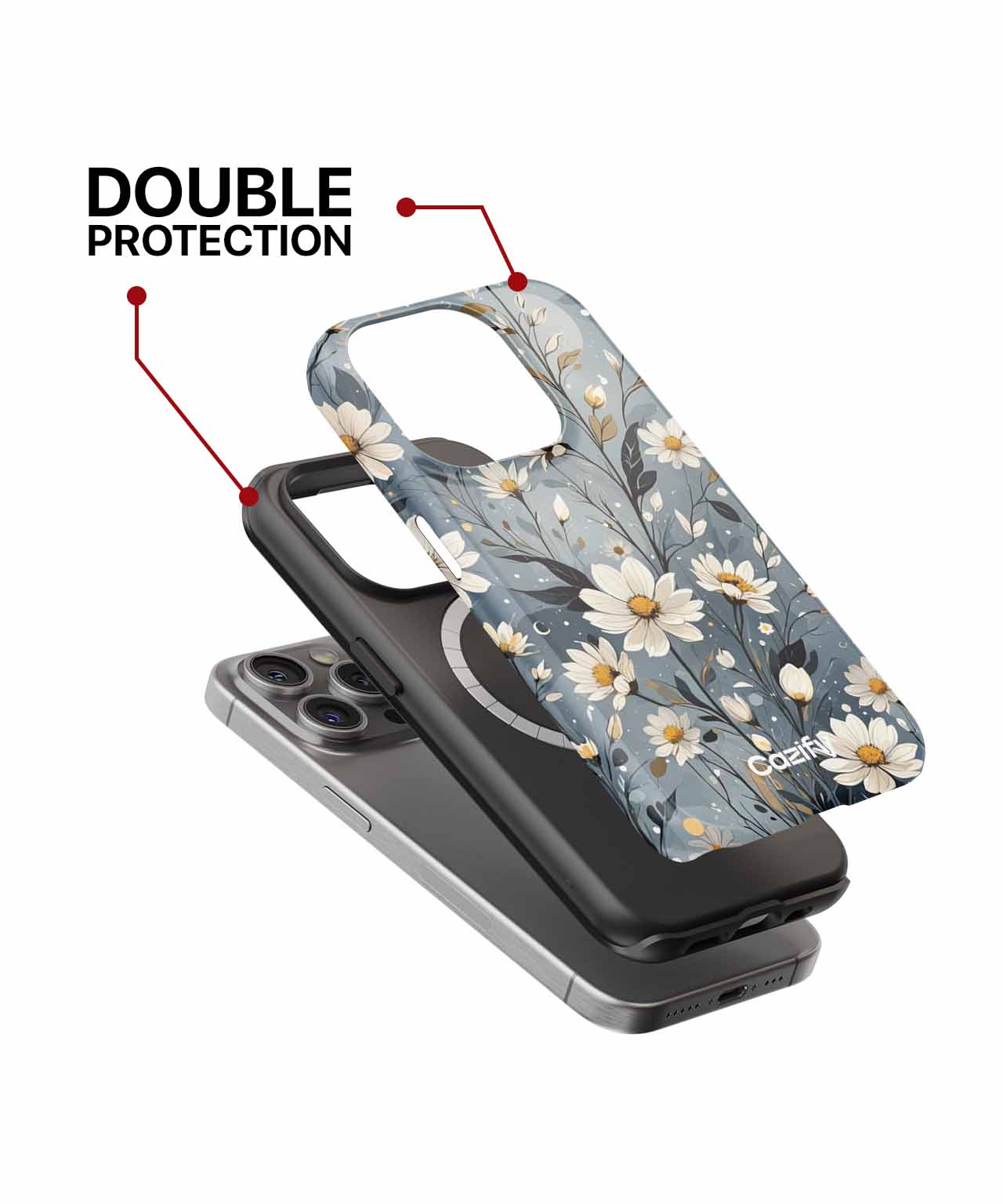 Daisy Dreams in a Moonlit Garden iPhone case Case Cazify - Delivery Canada
