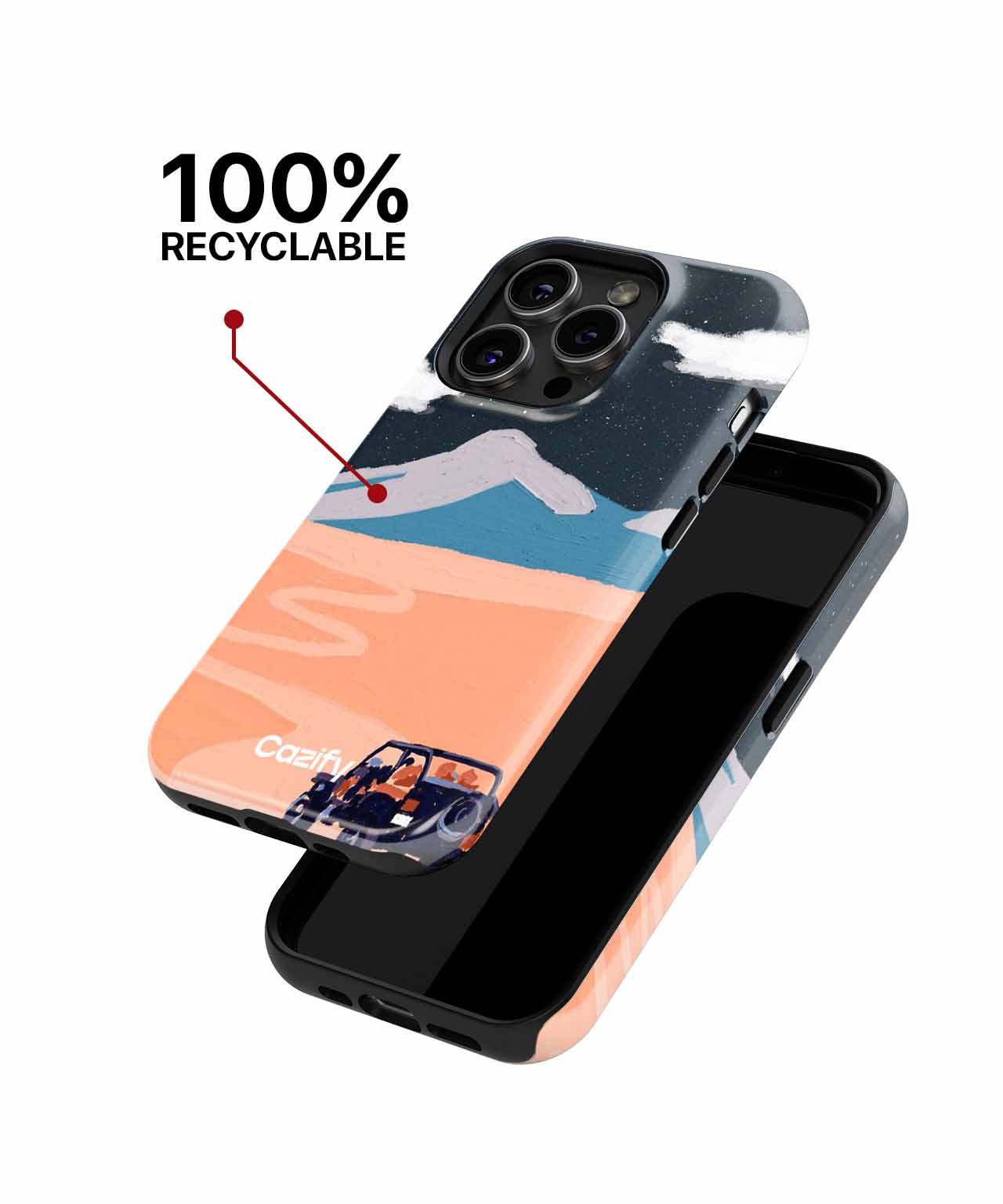 Desert Adventure Road Trip Fun iPhone case Case Cazify - Delivery Canada
