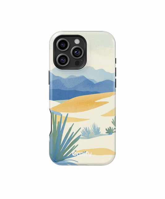 Desert Dreamscape with Colorful Cacti iPhone case Case Cazify - Delivery Canada