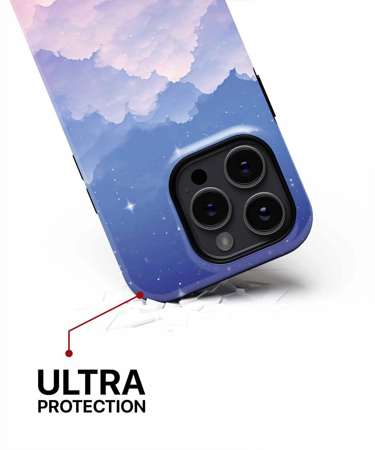 Dreamy Cotton Candy Clouds in the Sky iPhone case Case Cazify - Delivery Canada