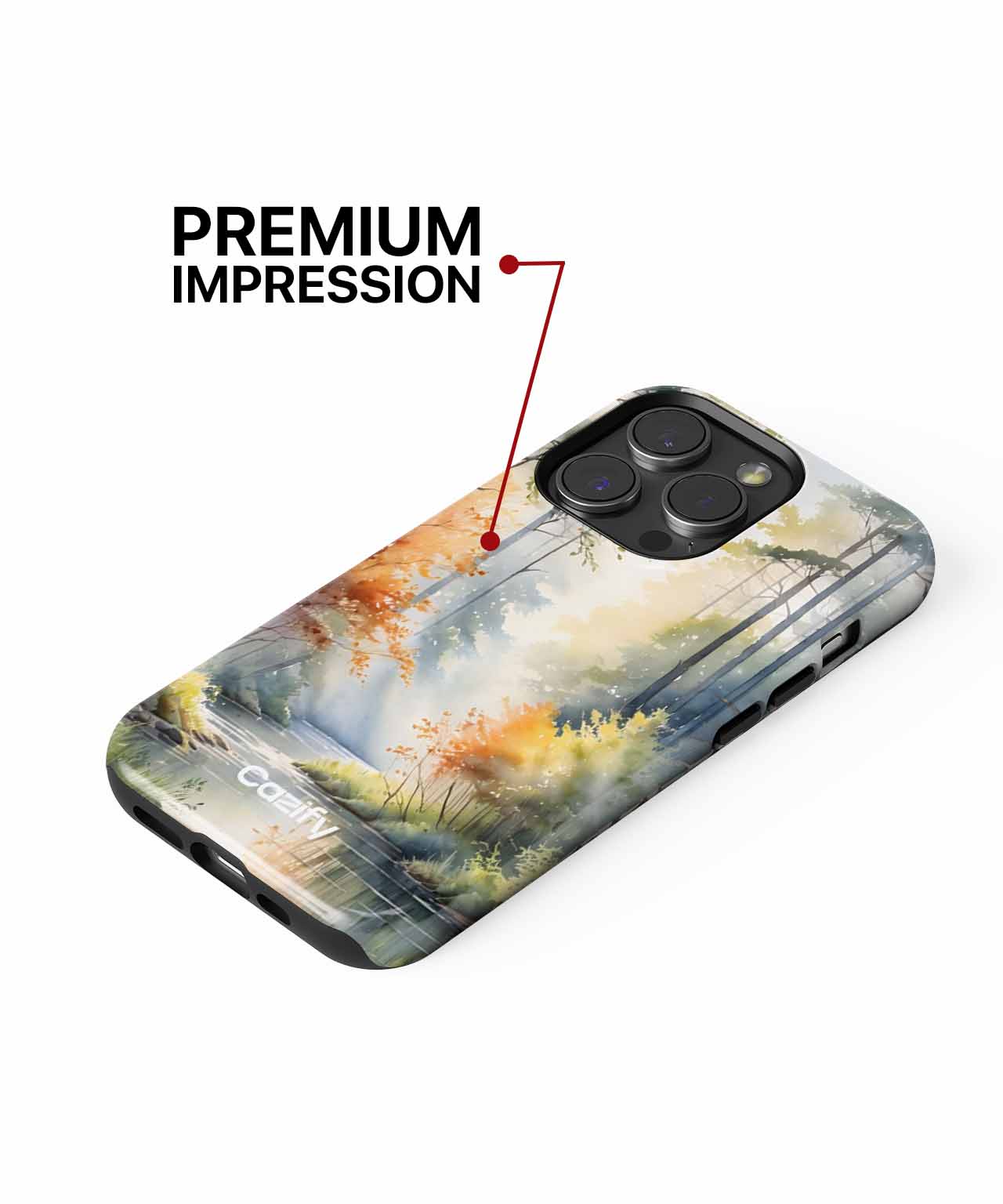 Dreamy Forest Stream Serenity iPhone case Case Cazify - Delivery Canada