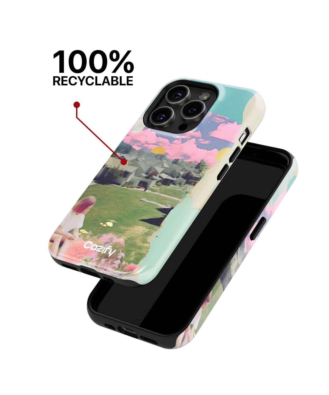 Dreamy Garden Daydreaming iPhone case Case Cazify - Delivery Canada