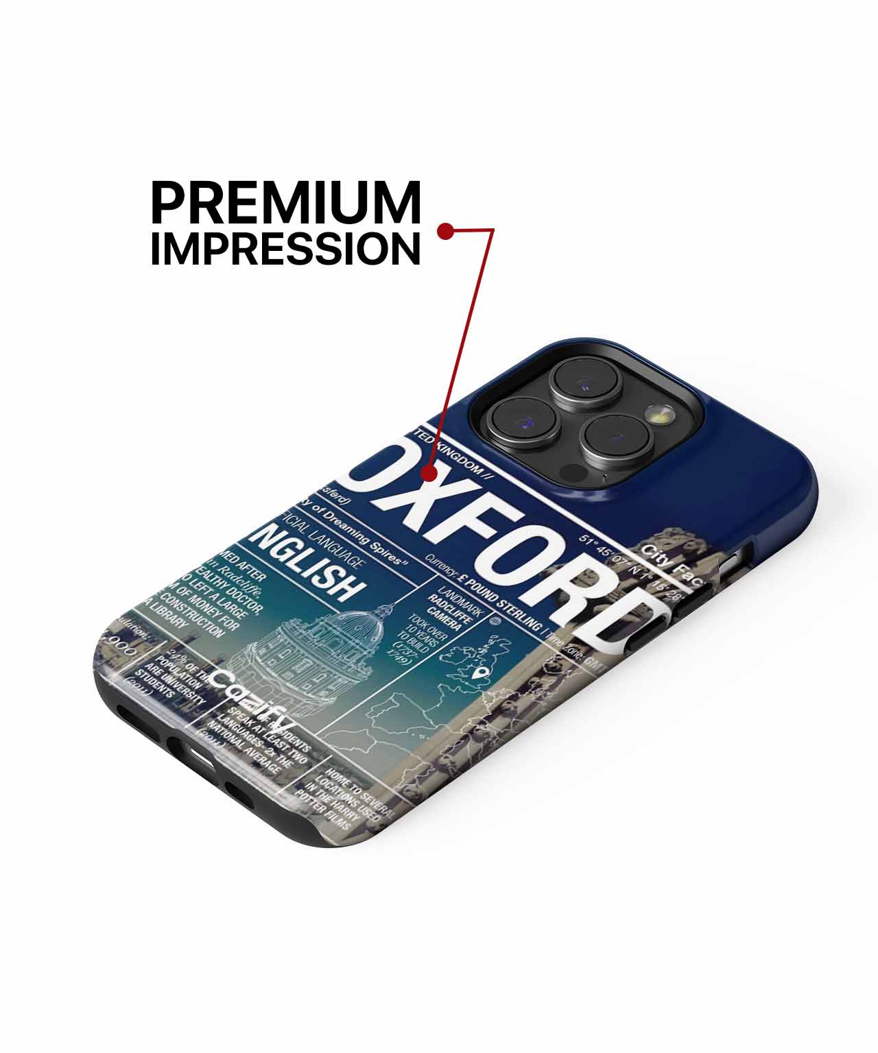 Dreamy Spires of Knowledge Oxford iPhone case Case Cazify - Delivery Canada