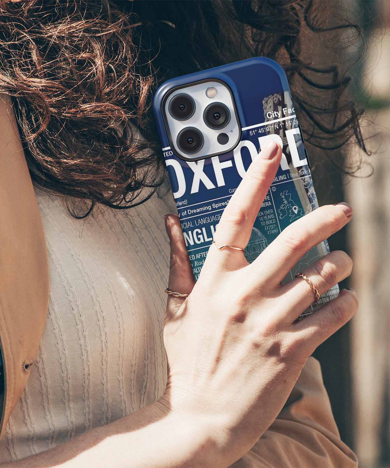 Dreamy Spires of Knowledge Oxford iPhone case Case Cazify - Delivery Canada