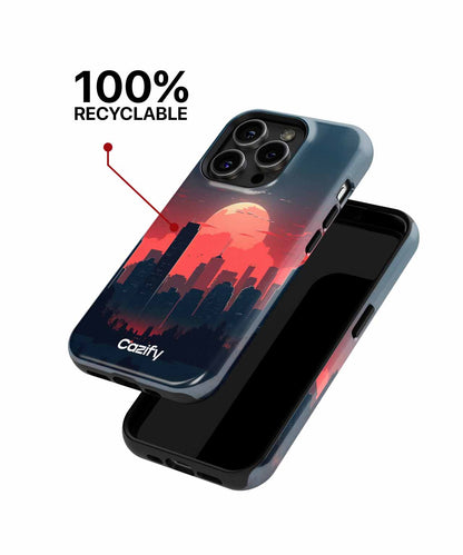 Dreamy Sunset Cityscape Vibes iPhone case Case Cazify - Delivery Canada