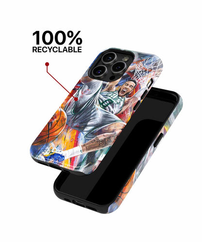 Dunking Delightful Basketball Superstar iPhone case Case Cazify - Delivery Canada