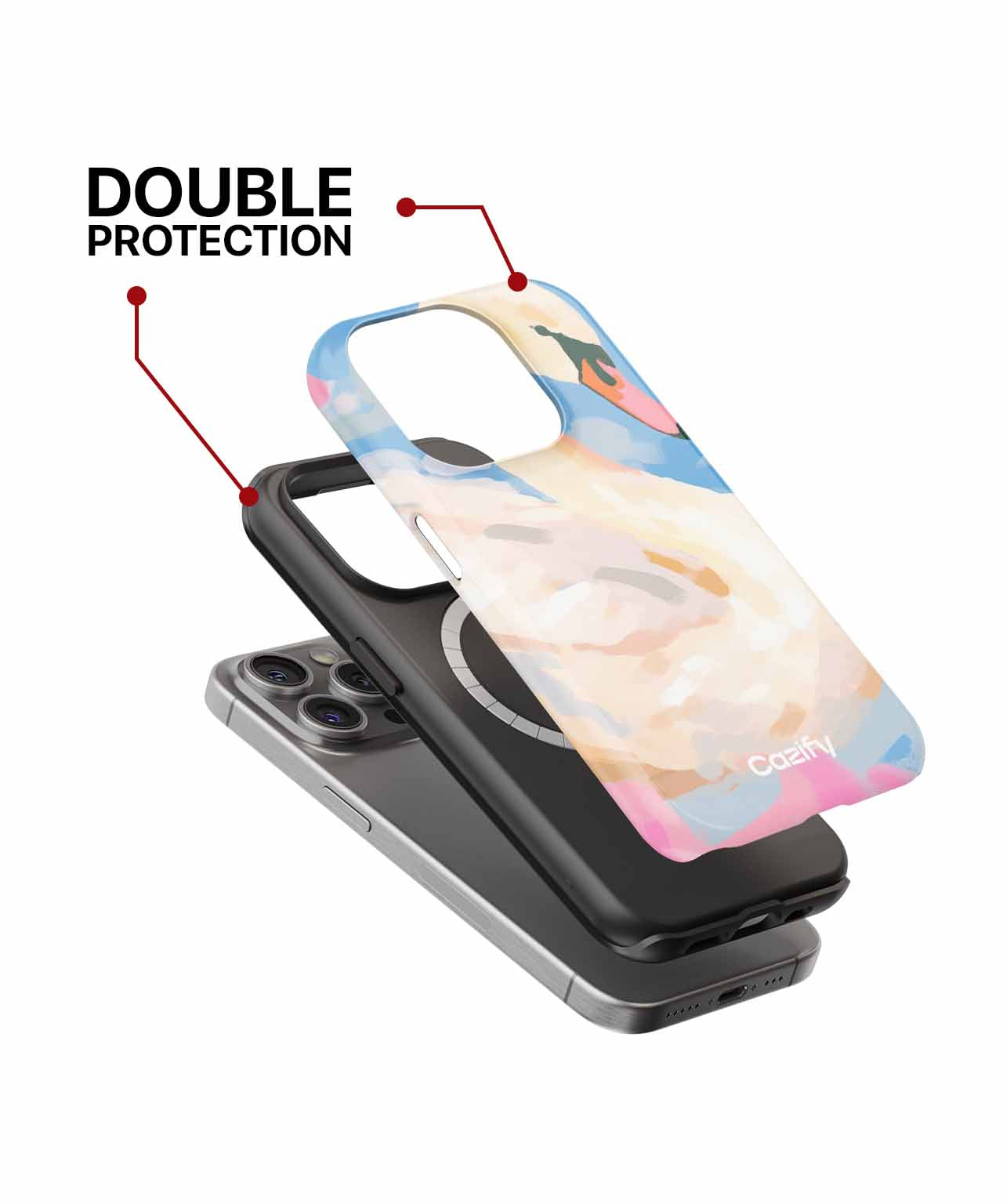 Elegant Feathered Friend Gliding by the Lake iPhone case Case Cazify - Delivery Canada