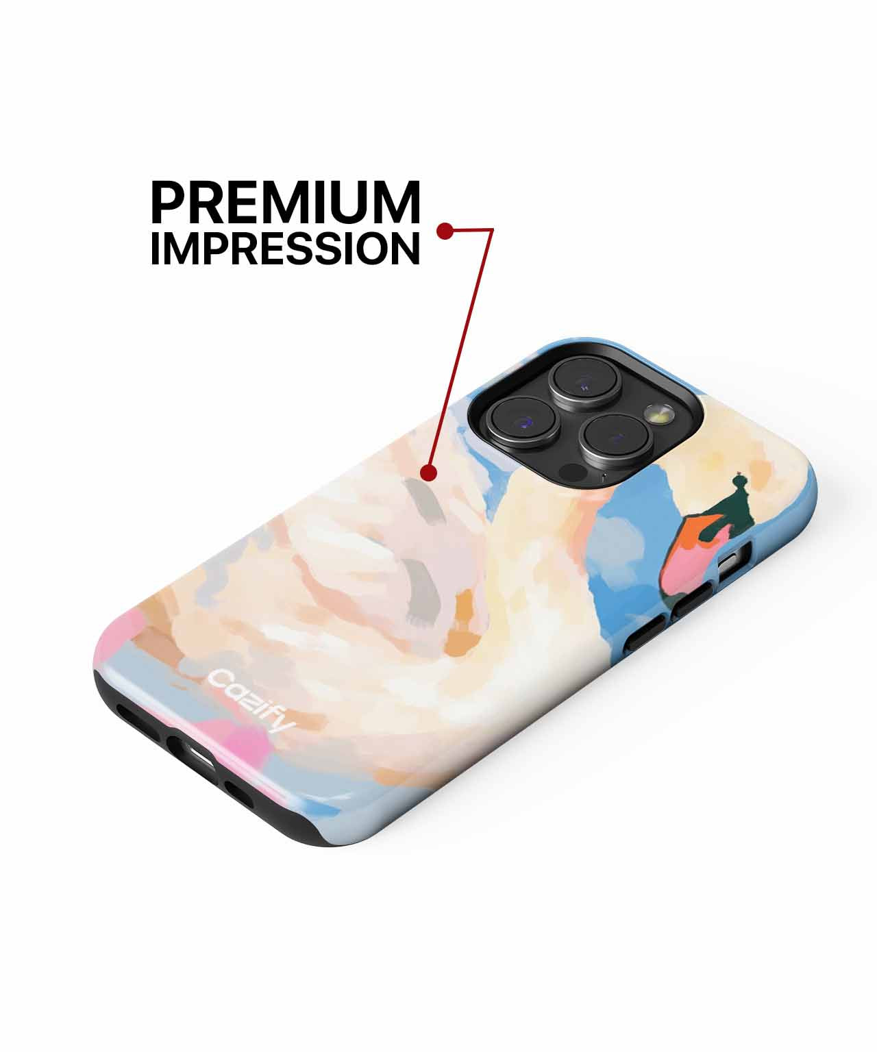 Elegant Feathered Friend Gliding by the Lake iPhone case Case Cazify - Delivery Canada