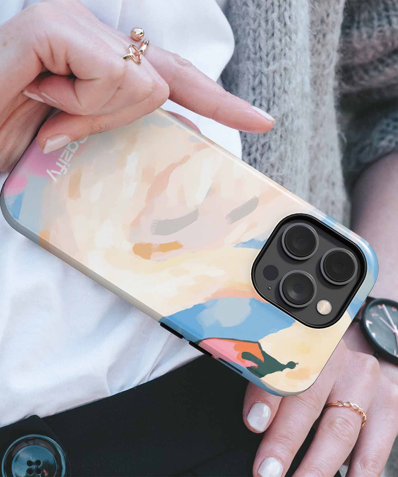 Elegant Feathered Friend Gliding by the Lake iPhone case Case Cazify - Delivery Canada