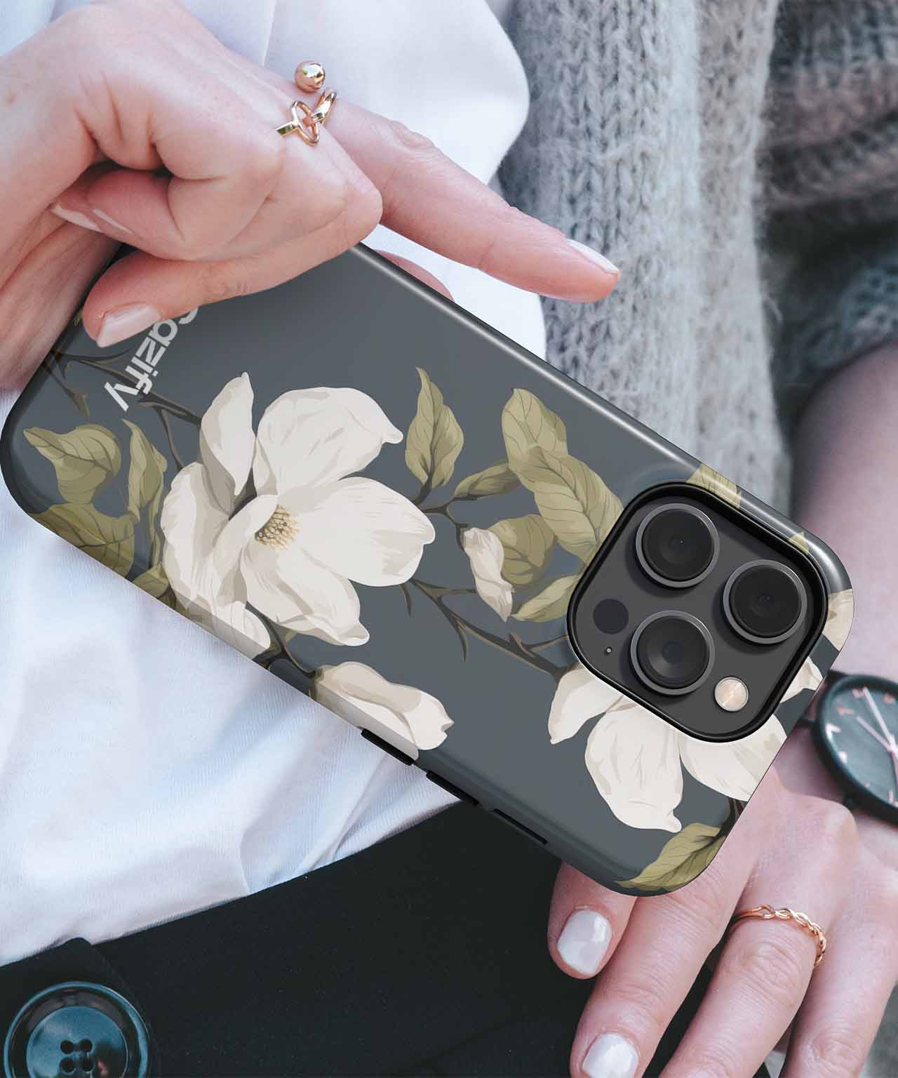 Elegant Flower Power in Bloom iPhone case Case Cazify - Delivery Canada