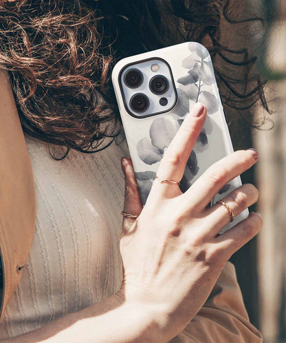 Elegant Inked Leaves Dancing in the Breeze iPhone case Case Cazify - Delivery Canada