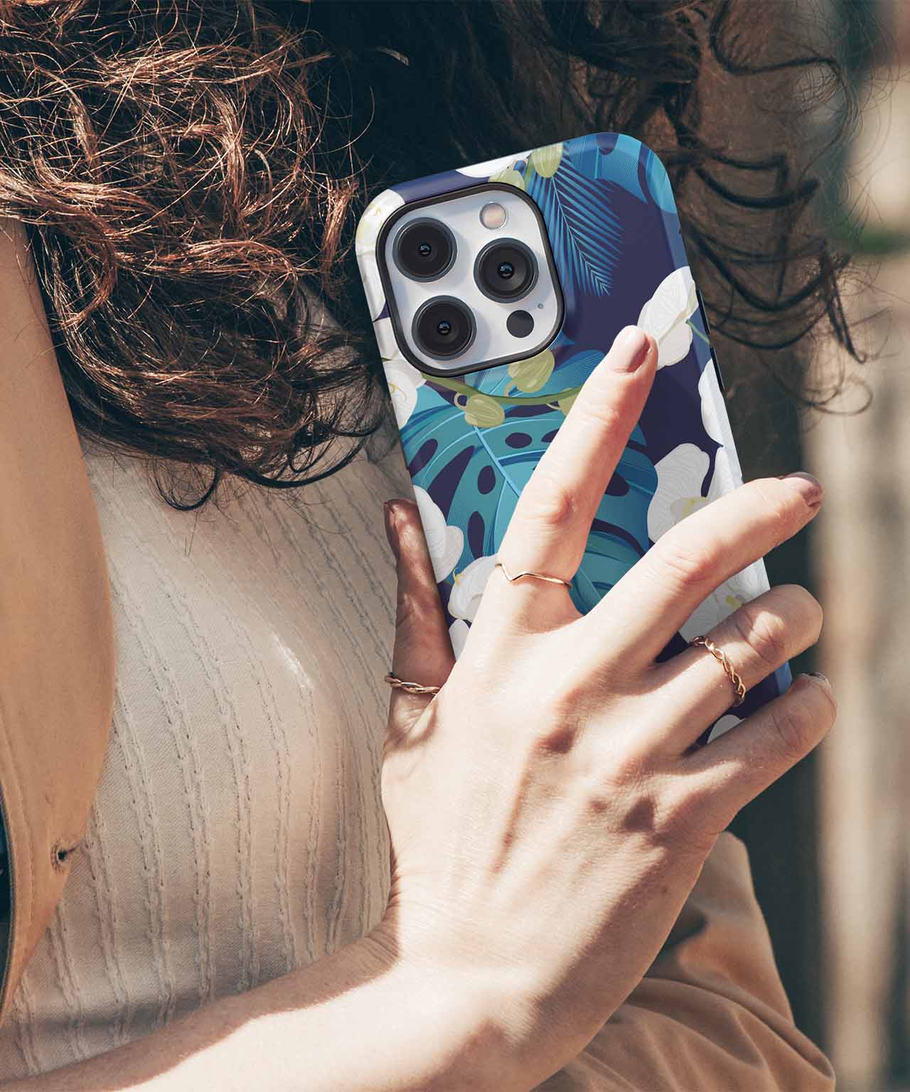 Elegant Tropical Orchid Paradise iPhone case Case Cazify - Delivery Canada