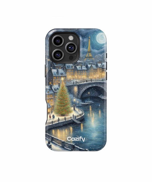 Enchanting Winter Wonderland in Paris iPhone case Case Cazify - Delivery Canada