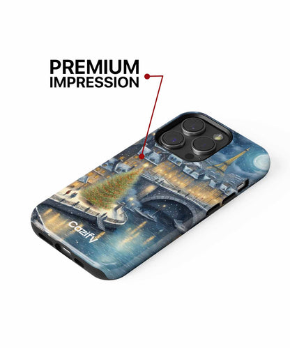 Enchanting Winter Wonderland in Paris iPhone case Case Cazify - Delivery Canada