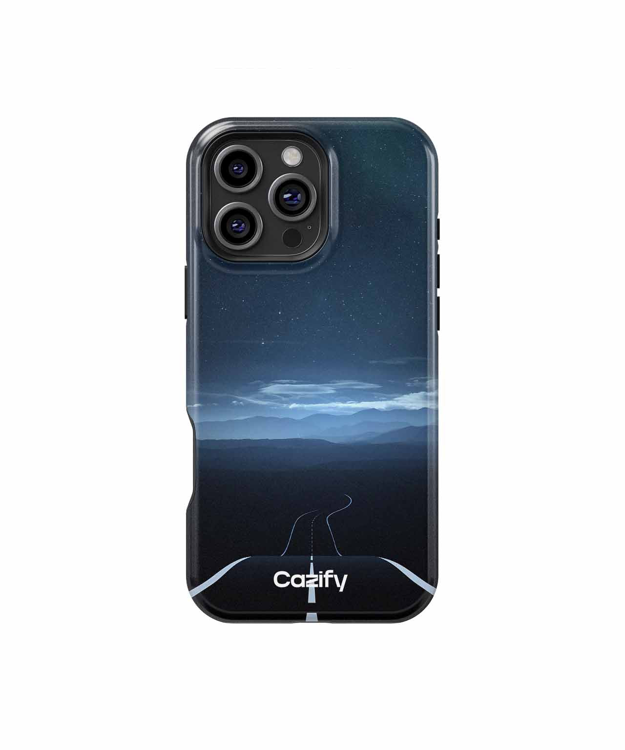 Endless Nighttime Adventure Road iPhone case Case Cazify - Delivery Canada