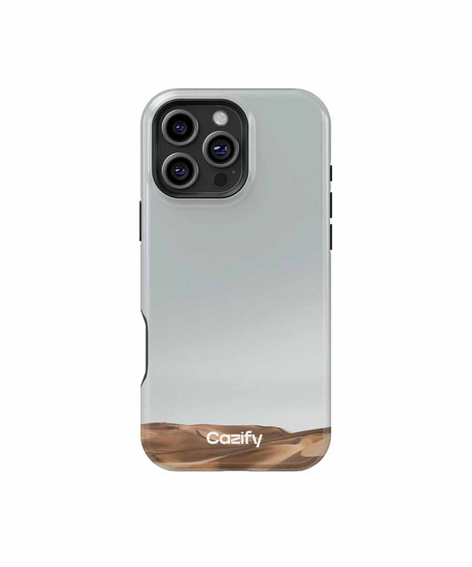 Endless Sandy Dunes Under Soft Sky iPhone case Case Cazify - Delivery Canada
