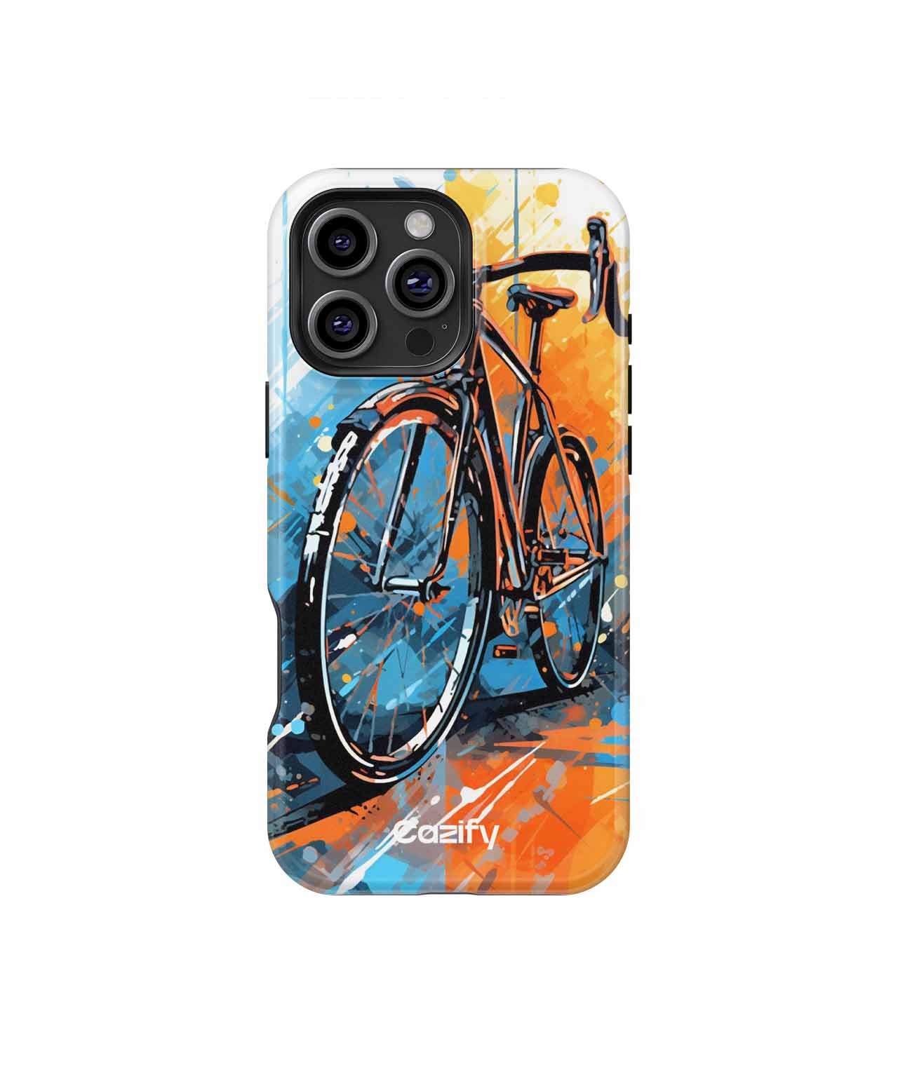 Energetic Bicycle in a Colorful Rush iPhone case Case Cazify - Delivery Canada