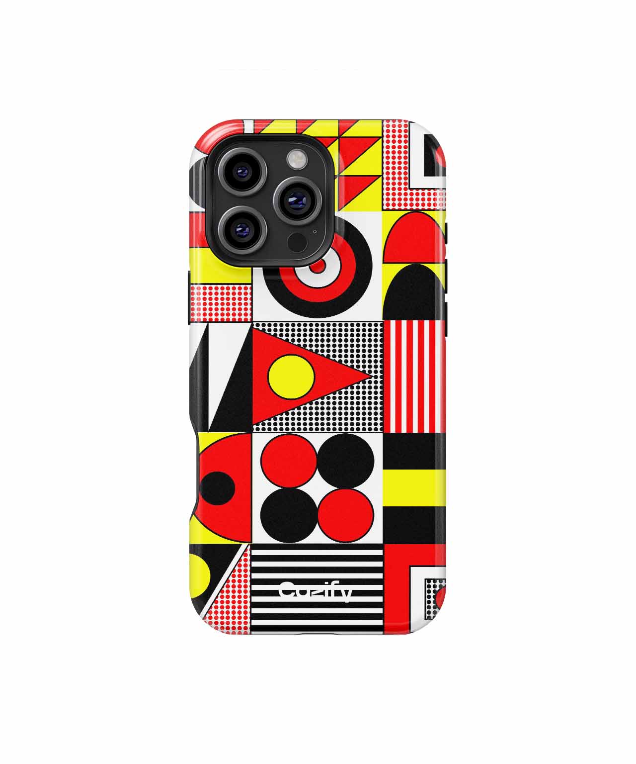 Energetic Colorful Geometric Playtime iPhone case Case Cazify - Delivery Canada