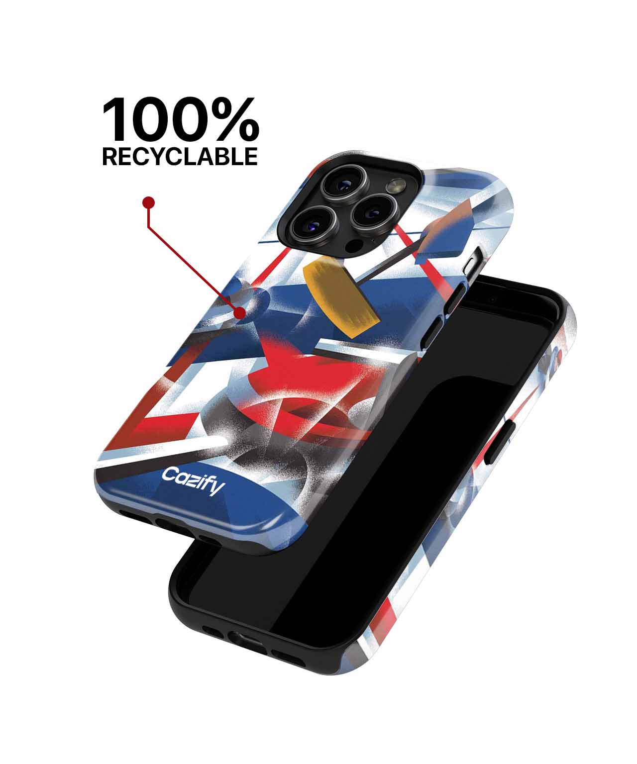 Energetic curling competition in vibrant colors iPhone case Case Cazify - Delivery Canada