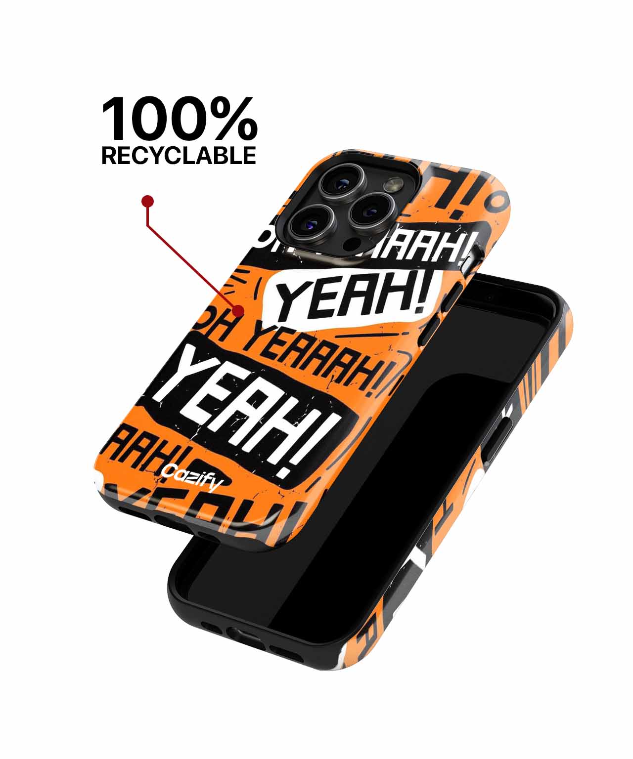 Energetic Shouts of Joyful Celebration iPhone case Case Cazify - Delivery Canada