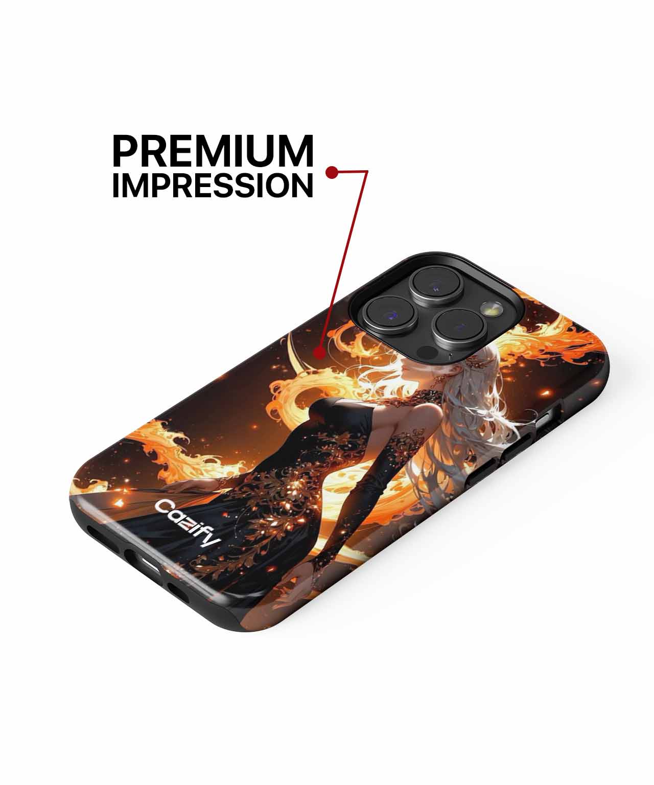 Ethereal Fire Dance of Enchantment iPhone case Case Cazify - Delivery Canada