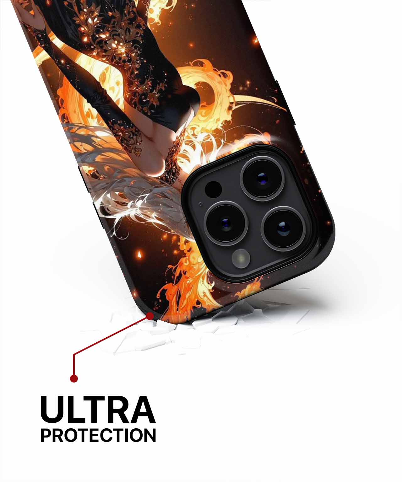 Ethereal Fire Dance of Enchantment iPhone case Case Cazify - Delivery Canada