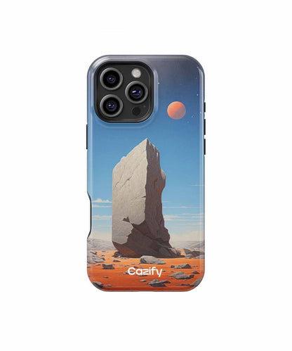 Ethereal Rock Standing Proud Under Stars iPhone case Case Cazify - Delivery Canada
