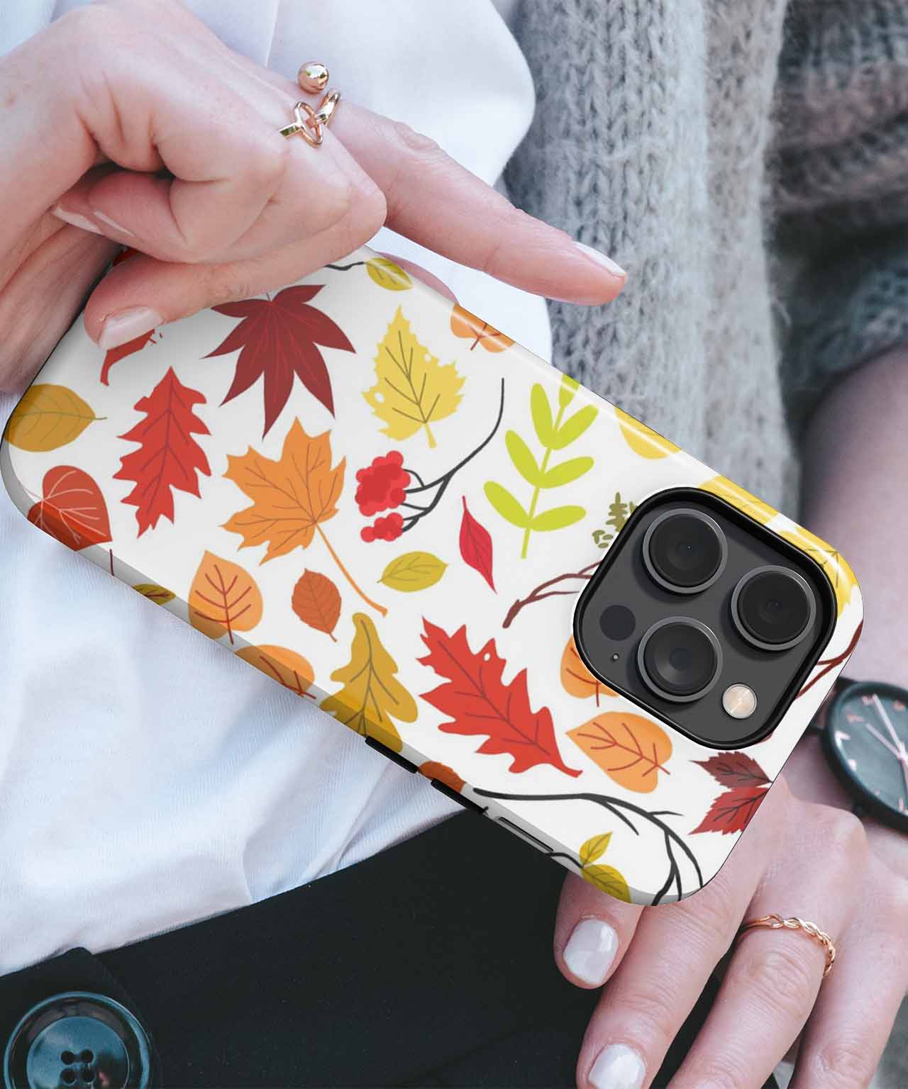 Falling Leaves Dance Party iPhone case Case Cazify - Delivery Canada