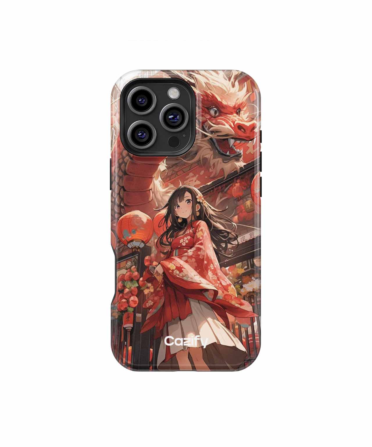 Festive Dragon Dance in Lunar Celebration iPhone case Case Cazify - Delivery Canada
