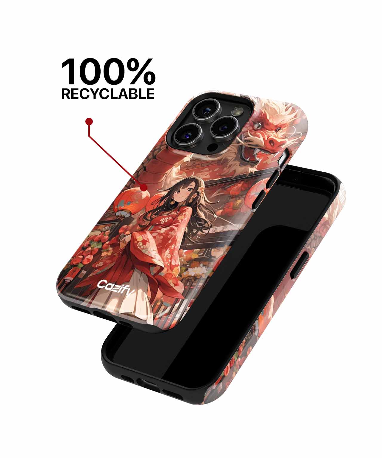 Festive Dragon Dance in Lunar Celebration iPhone case Case Cazify - Delivery Canada