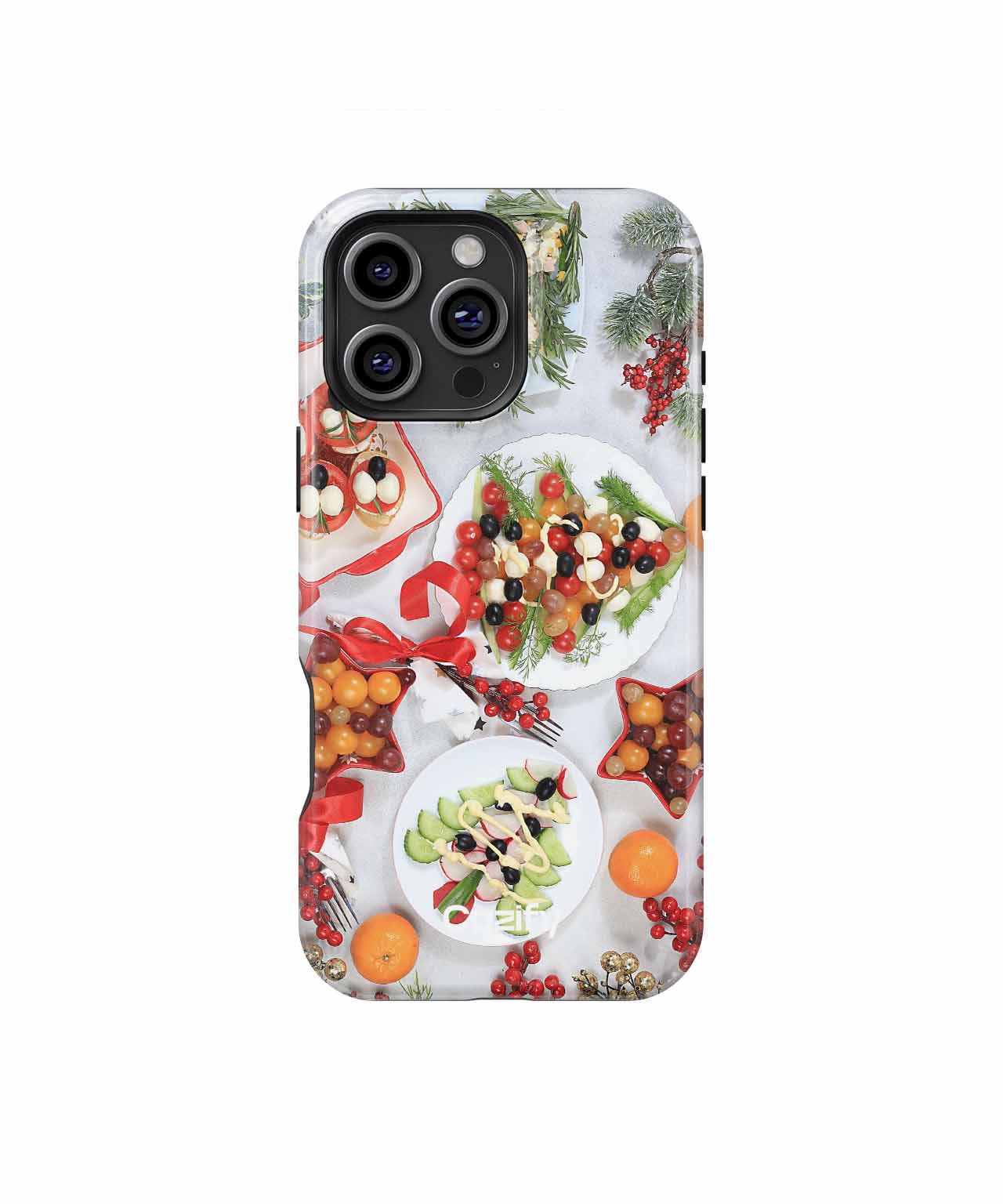 Festive Fruit Fiesta with Cheerful Dishes iPhone case Case Cazify - Delivery Canada