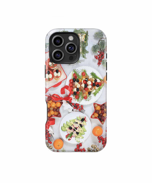 Festive Fruit Fiesta with Cheerful Dishes iPhone case Case Cazify - Delivery Canada