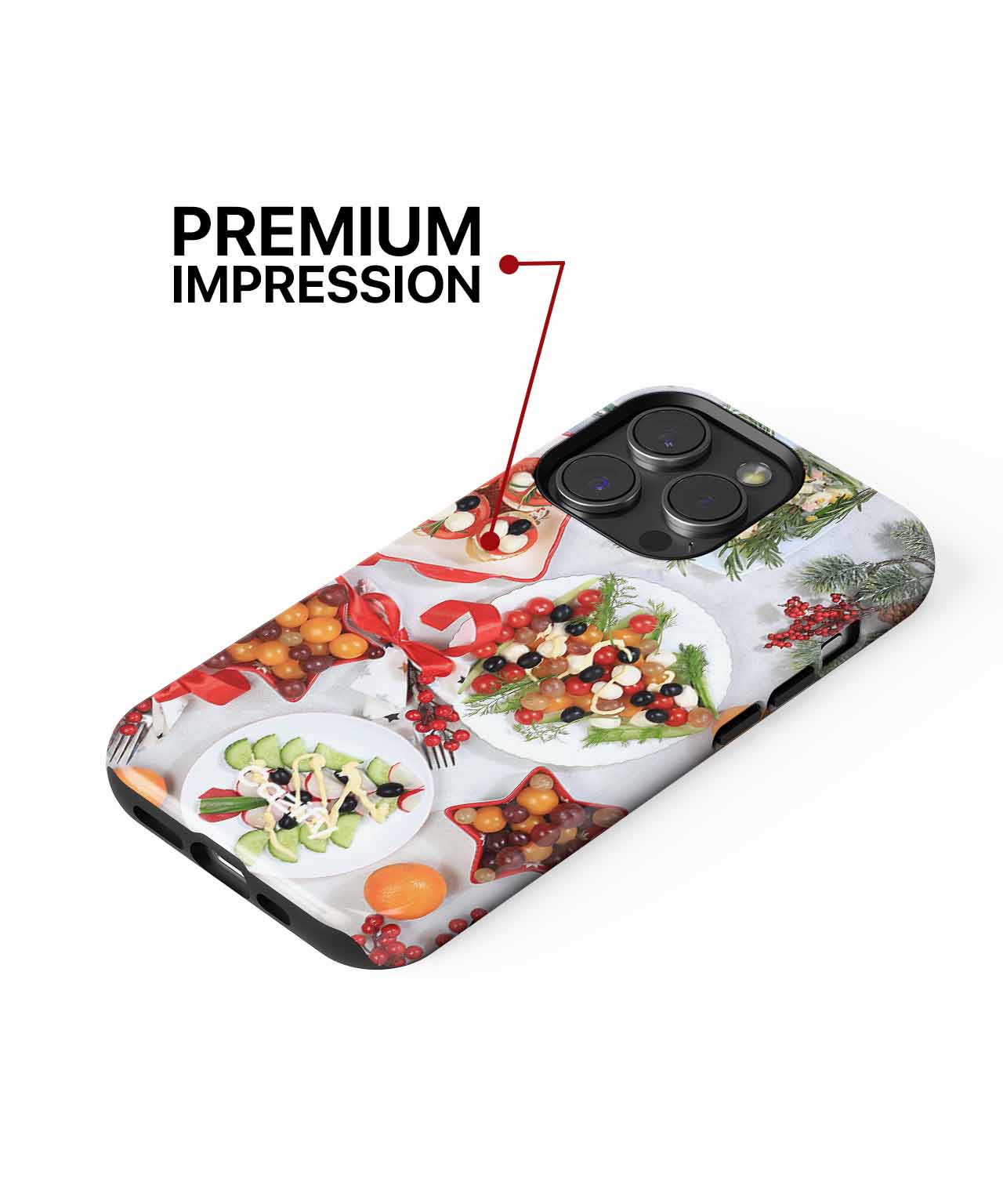 Festive Fruit Fiesta with Cheerful Dishes iPhone case Case Cazify - Delivery Canada