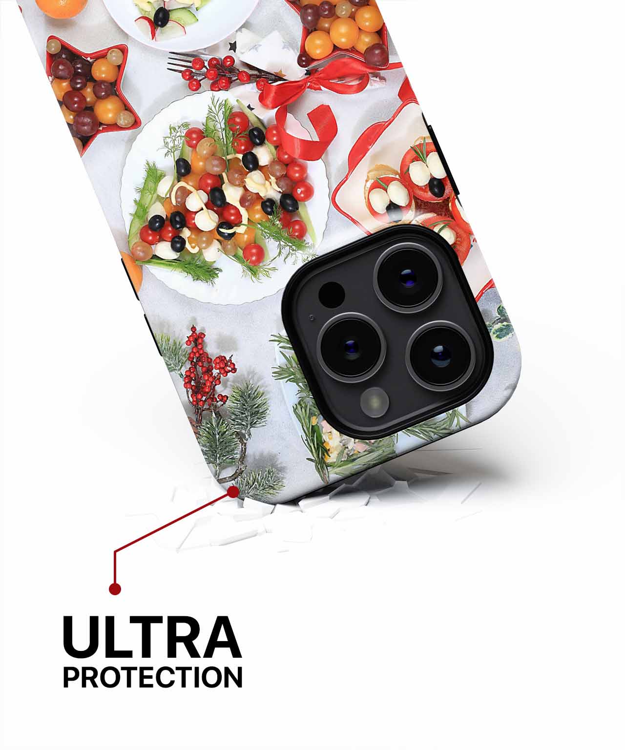 Festive Fruit Fiesta with Cheerful Dishes iPhone case Case Cazify - Delivery Canada