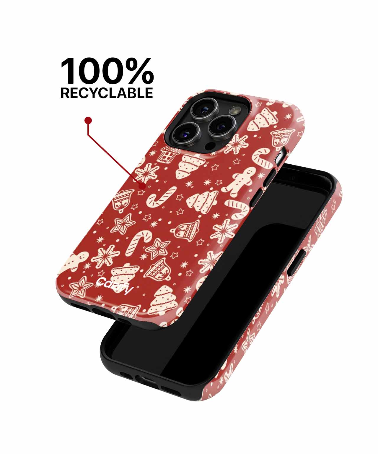 Festive Gingerbread Wonderland Full of Fun iPhone case Case Cazify - Delivery Canada