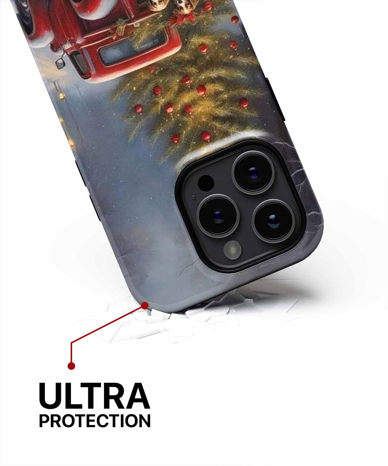 Festive Truck Full of Holiday Cheer iPhone case Case Cazify - Delivery Canada