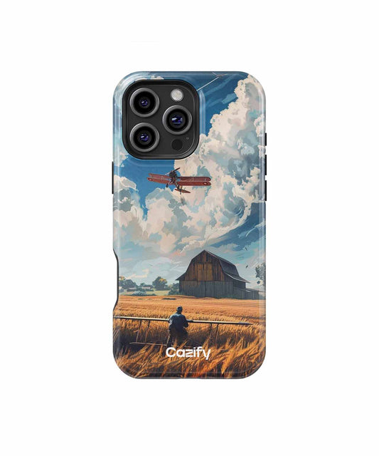 Fields of Dreams with Vintage Planes iPhone case Case Cazify - Delivery Canada