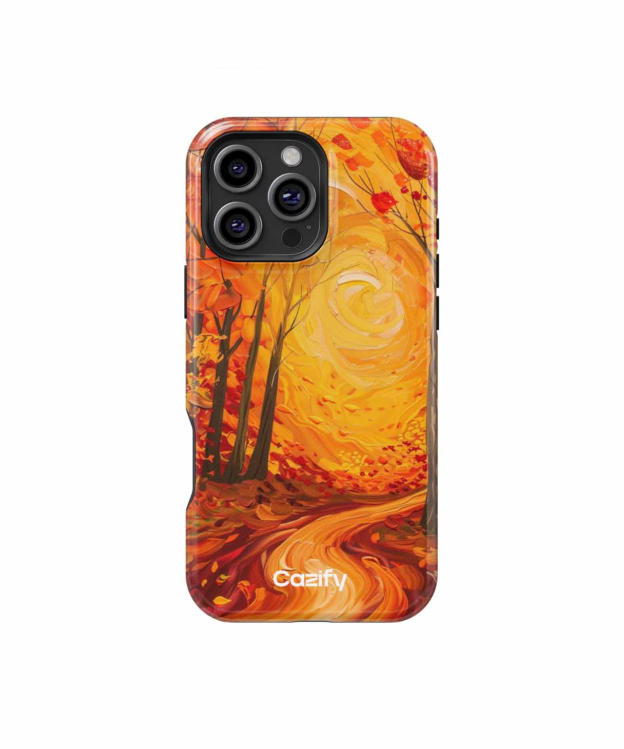 Fiery Autumn Pathway of Wonder iPhone case Case Cazify - Delivery Canada