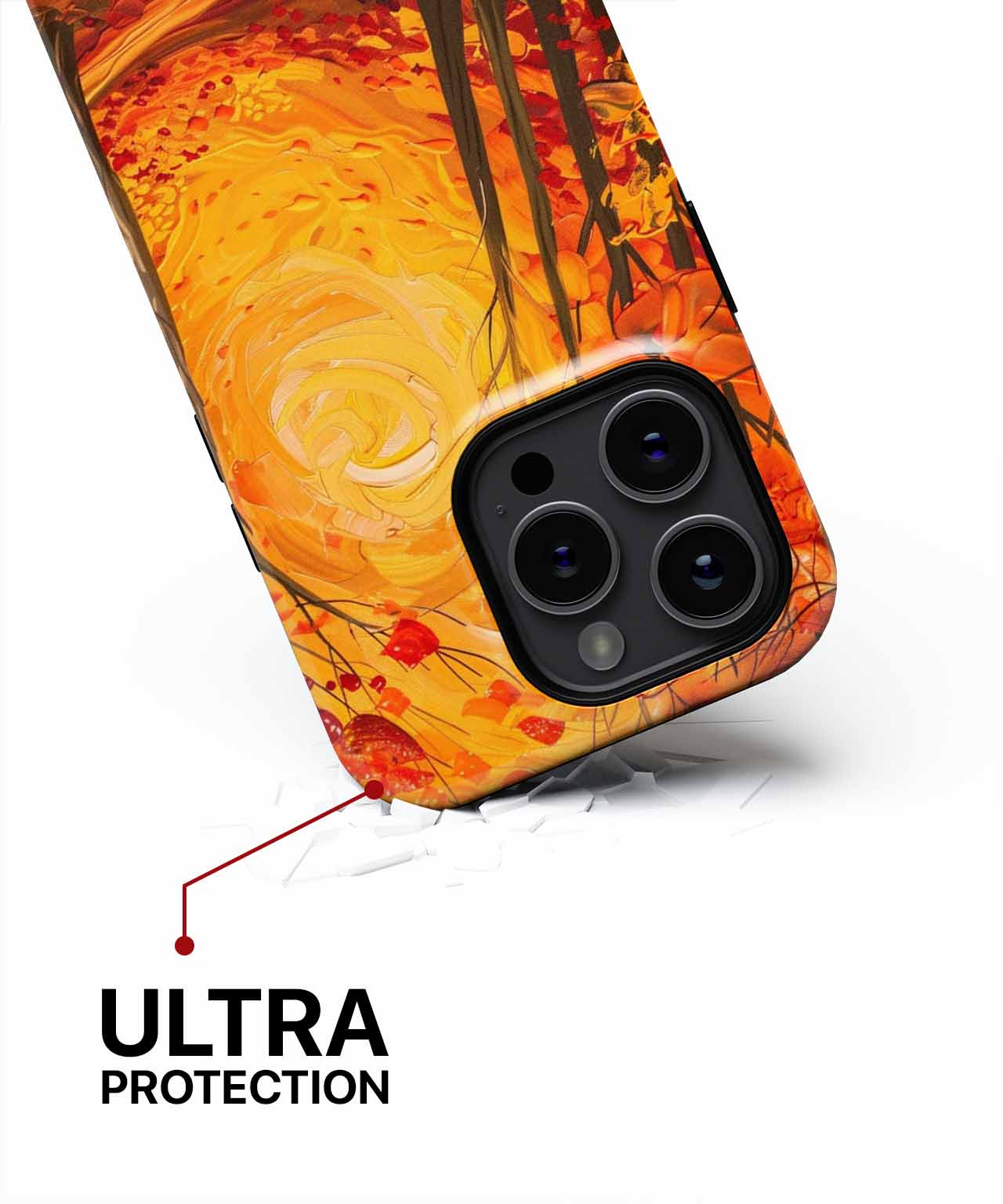 Fiery Autumn Pathway of Wonder iPhone case Case Cazify - Delivery Canada
