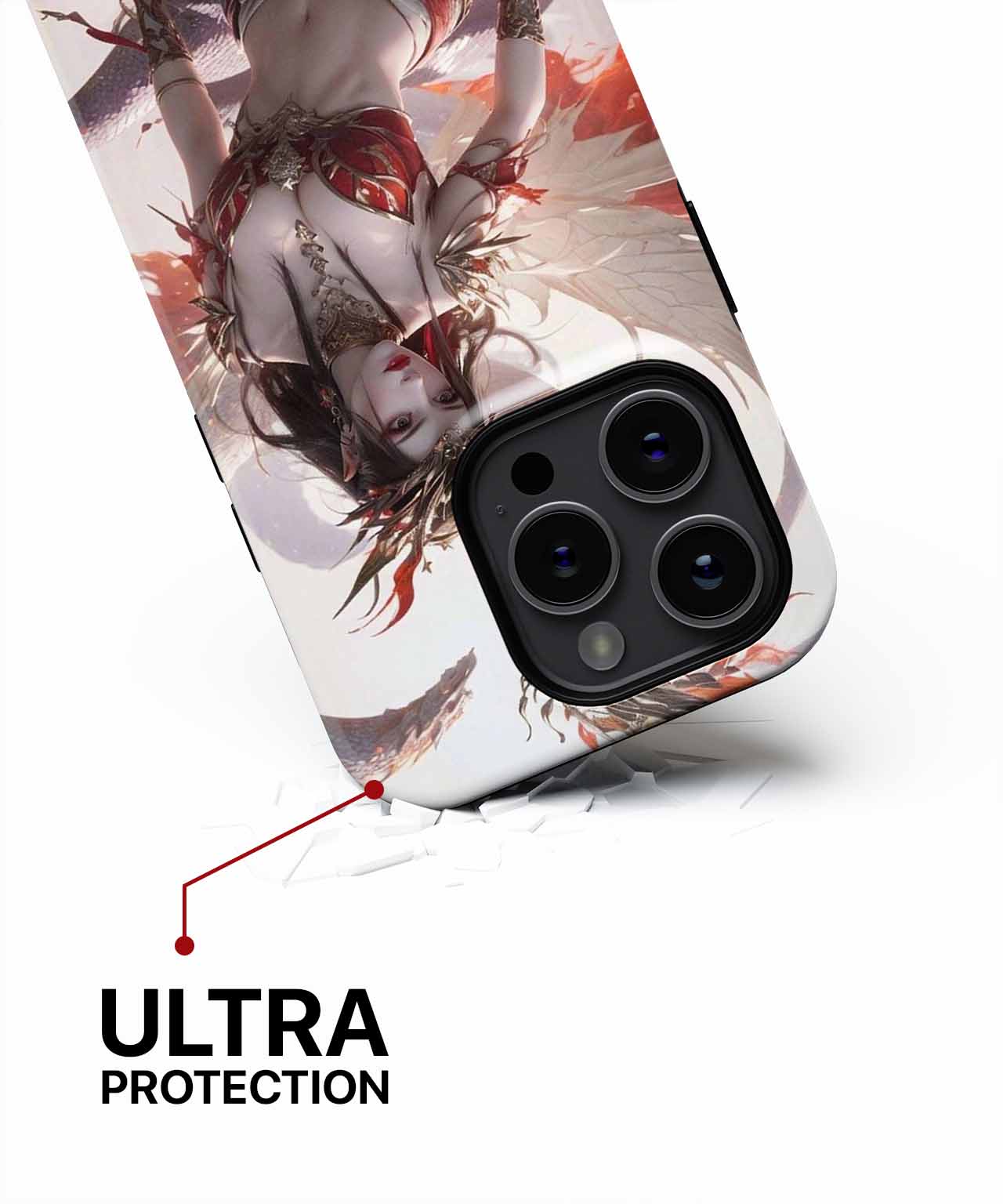 Fiery Dragon Queen in Majestic Battle iPhone case Case Cazify - Delivery Canada