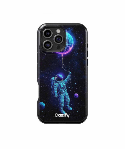 Floating Astronaut with Cosmic Balloon iPhone case Case Cazify - Delivery Canada