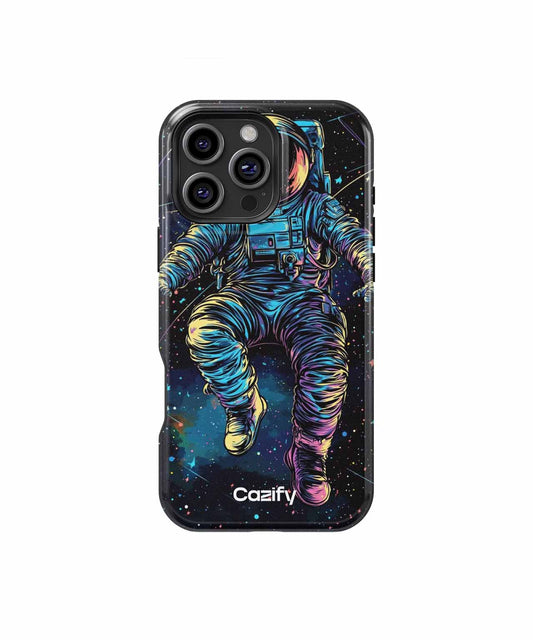 Floating in Cosmic Funky Colors iPhone case Case Cazify - Delivery Canada