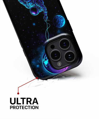 Floating in Space with a Balloon Adventure iPhone case Case Cazify - Delivery Canada