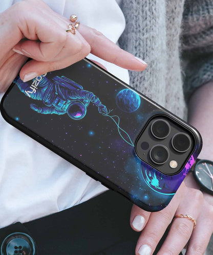 Floating in Space with a Balloon Adventure iPhone case Case Cazify - Delivery Canada